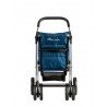 WÓZEK NA ZAKUPY ROLSER BASKET 4B BAS001 Marino SKŁADANY DUŻE KOŁA
