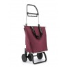 Wózek na zakupy Rolser Logic 4L Mini Bag Plus MF Burdeos SKŁADANY