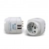 Adaptor Adaptator Gniazdka Europa do USA + 2 gniazda USB