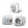 Adaptor Adaptator Gniazdka Europa do USA + 2 gniazda USB