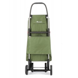 Rolser Akanto MF 4L Kaki Khaki Składany Wózek Zakupowy do Pchania Made in Spain