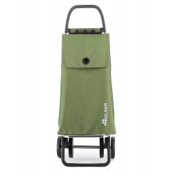 Rolser Akanto MF 4L Kaki Khaki Składany Wózek Zakupowy do Pchania Made in Spain
